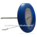 Large Scale Floating Dial Thermometer P1511 w/ Probe and Blue PVC Inflatable Head